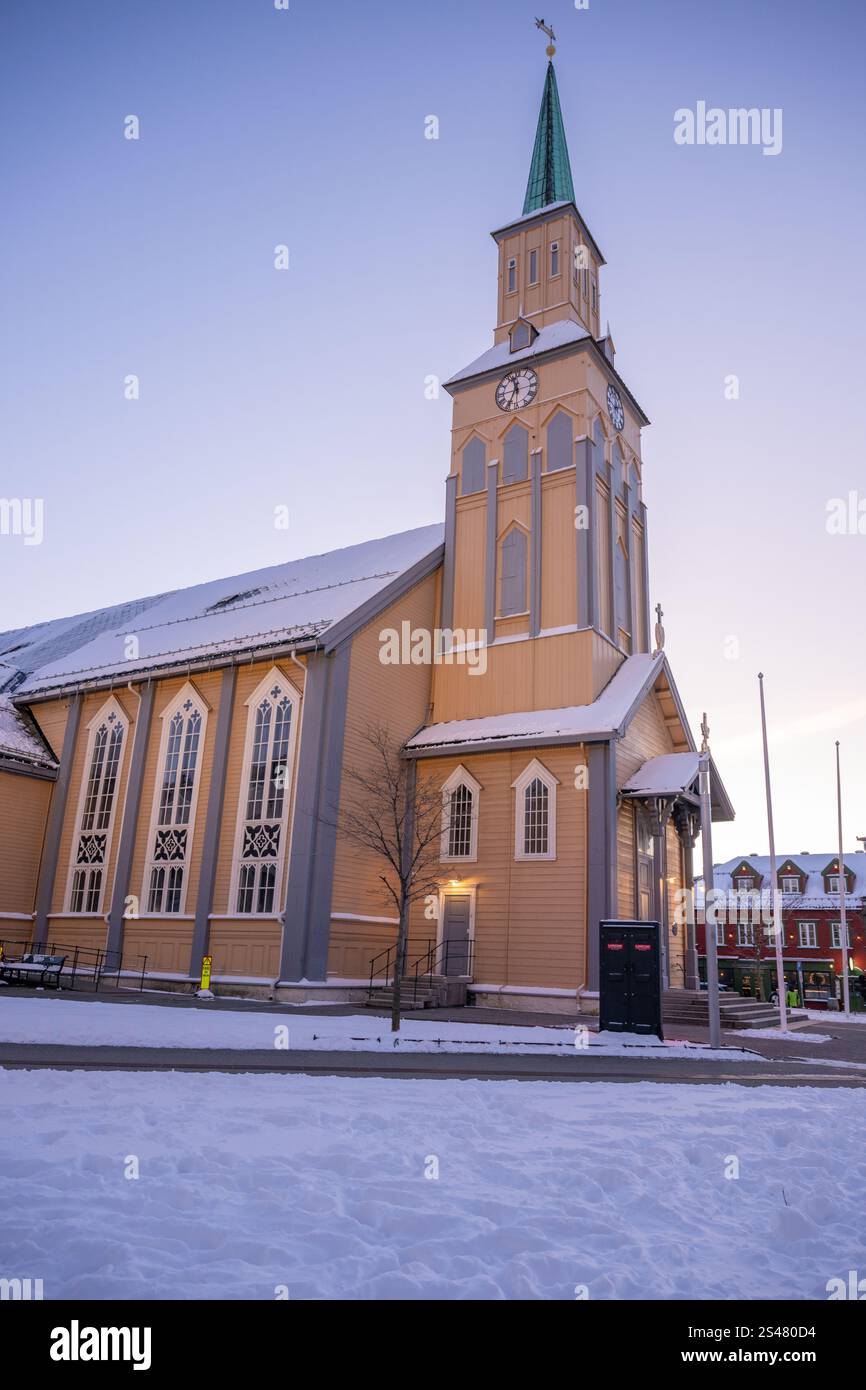 Tromso, the capital of the North, Norway Stock Photo