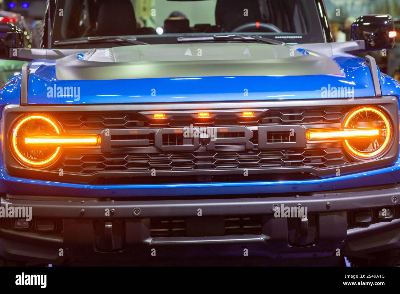 Detroit, Michigan USA 10 January 2025 The Ford Bronco Raptor was