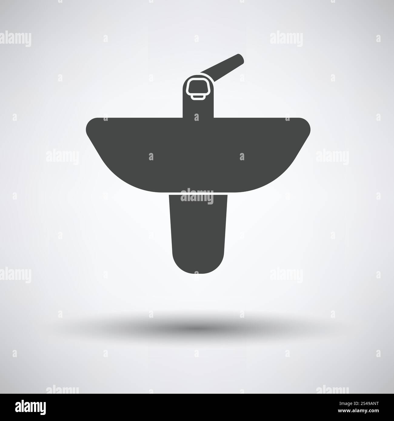 Round white basin on Stock Vector Images Alamy