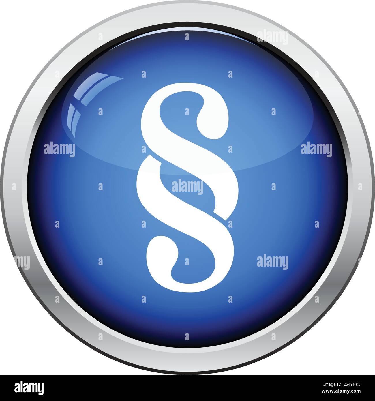 Paragraph symbol icon. Glossy button design. Vector illustration Stock ...