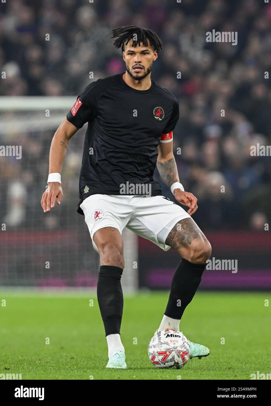 Birmingham, England, 10th January 2025. Tyrone Mings of Aston Villa