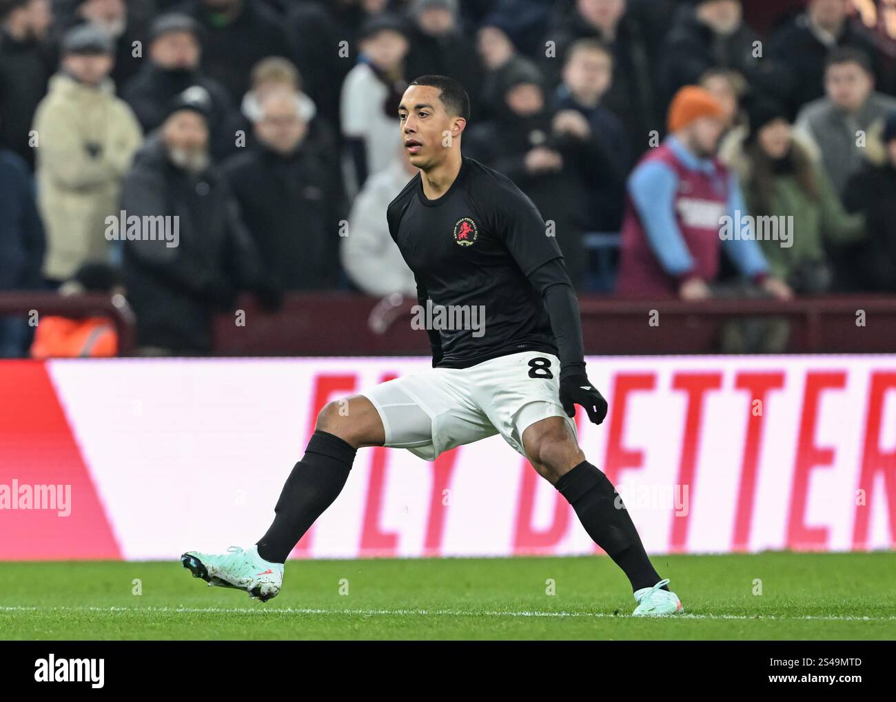 Birmingham, England, 10th January 2025. Youri Tielemans of Aston Villa