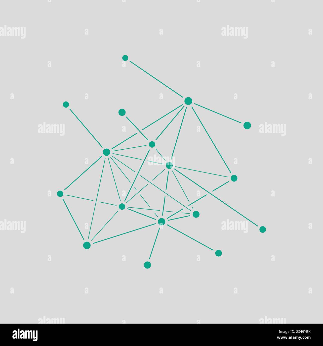 Connection net icon. Gray background with green. Vector illustration ...