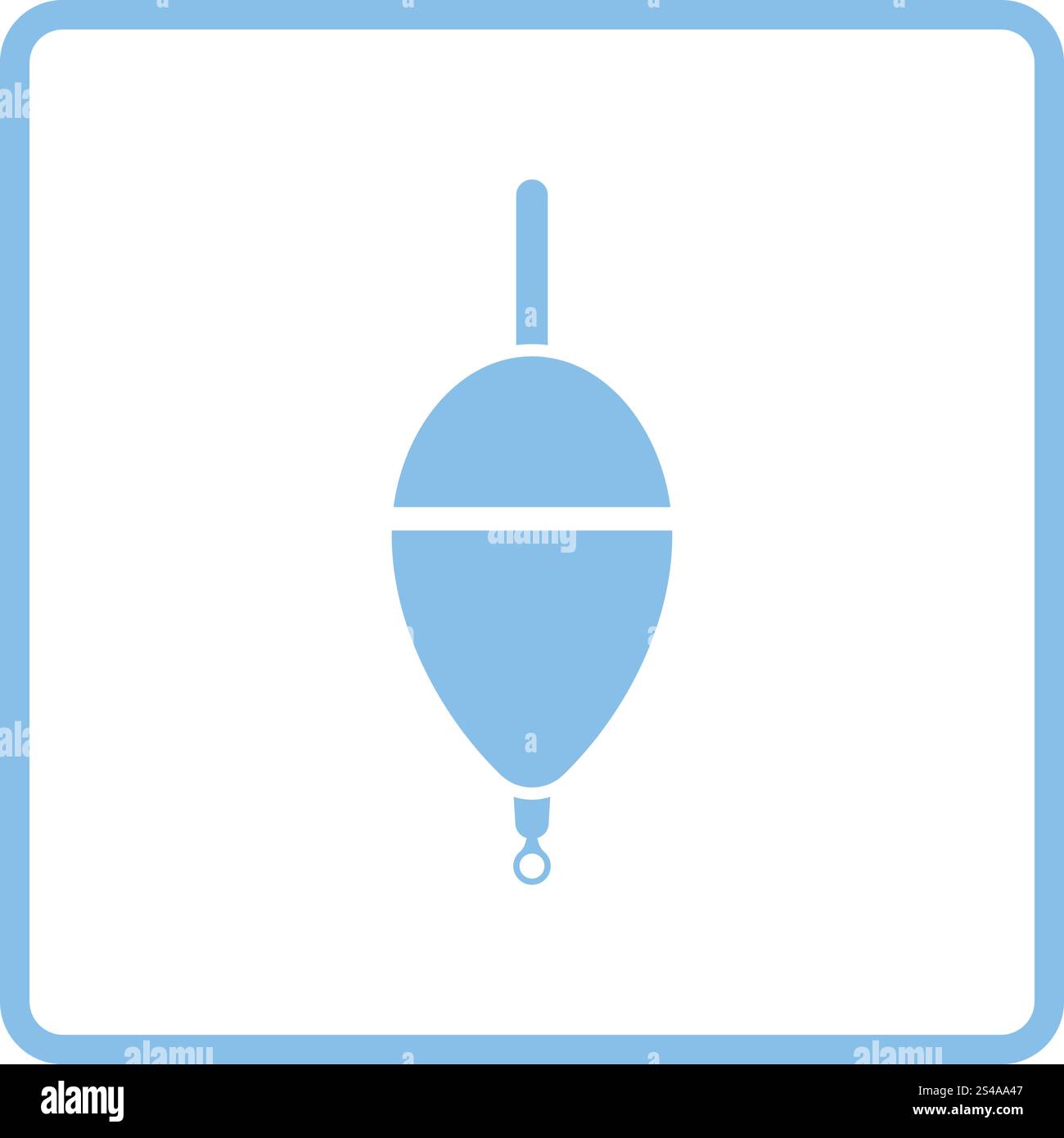 Icon of float . Blue frame design. Vector illustration Stock Vector ...