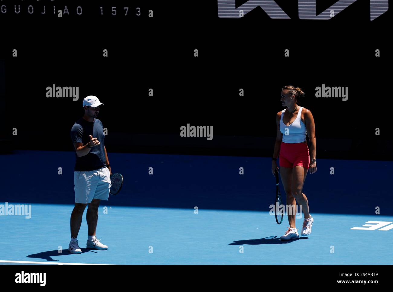 Melbourne Australia 11th Jan 2025 Aryna Sabalenka R Of Belarus melbourne-australia-11th-jan-2025-aryna-sabalenka-r-of-belarus