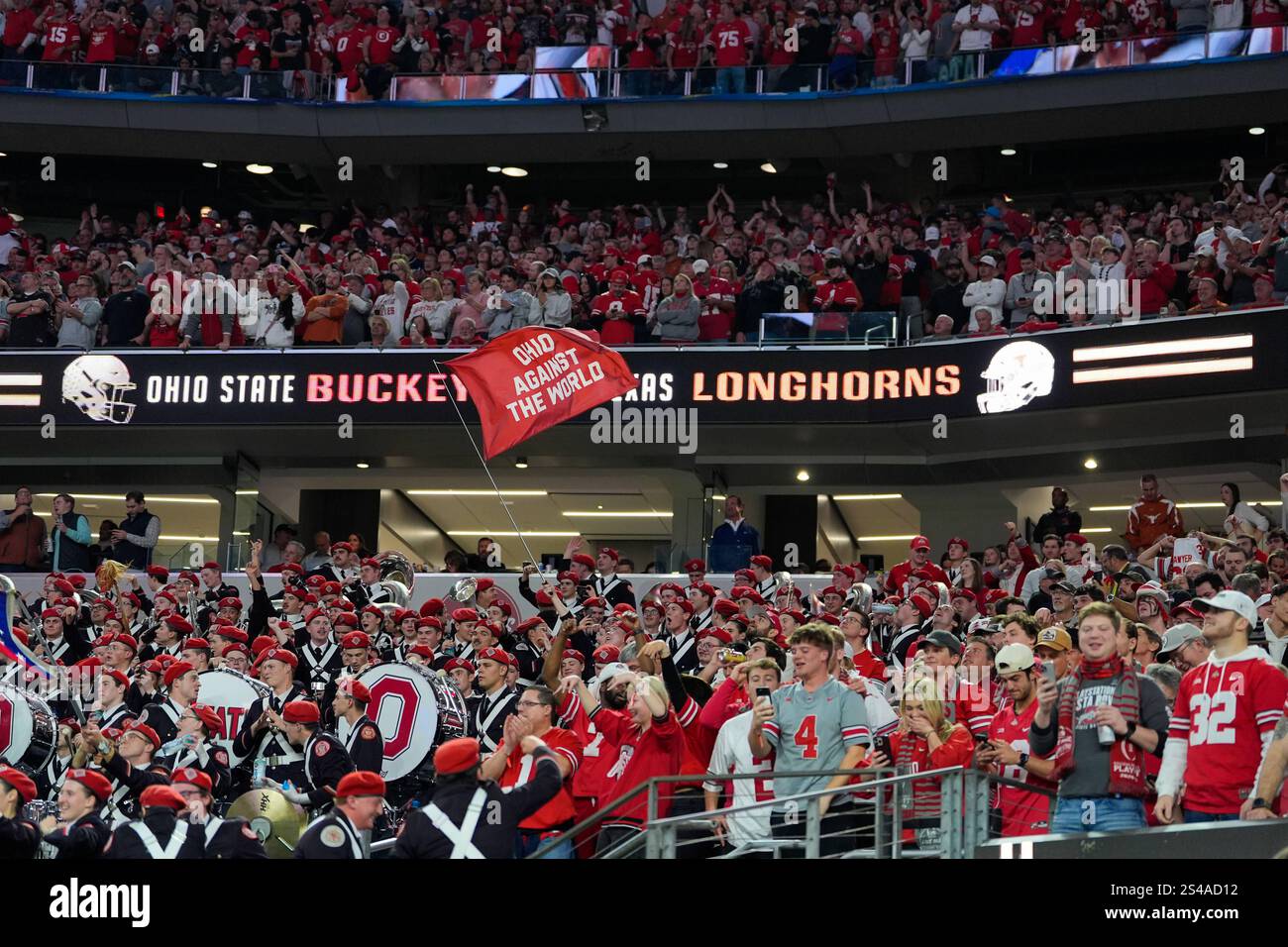 Ohio State fans cheer after a touchdown to make it 2814 in the fourth