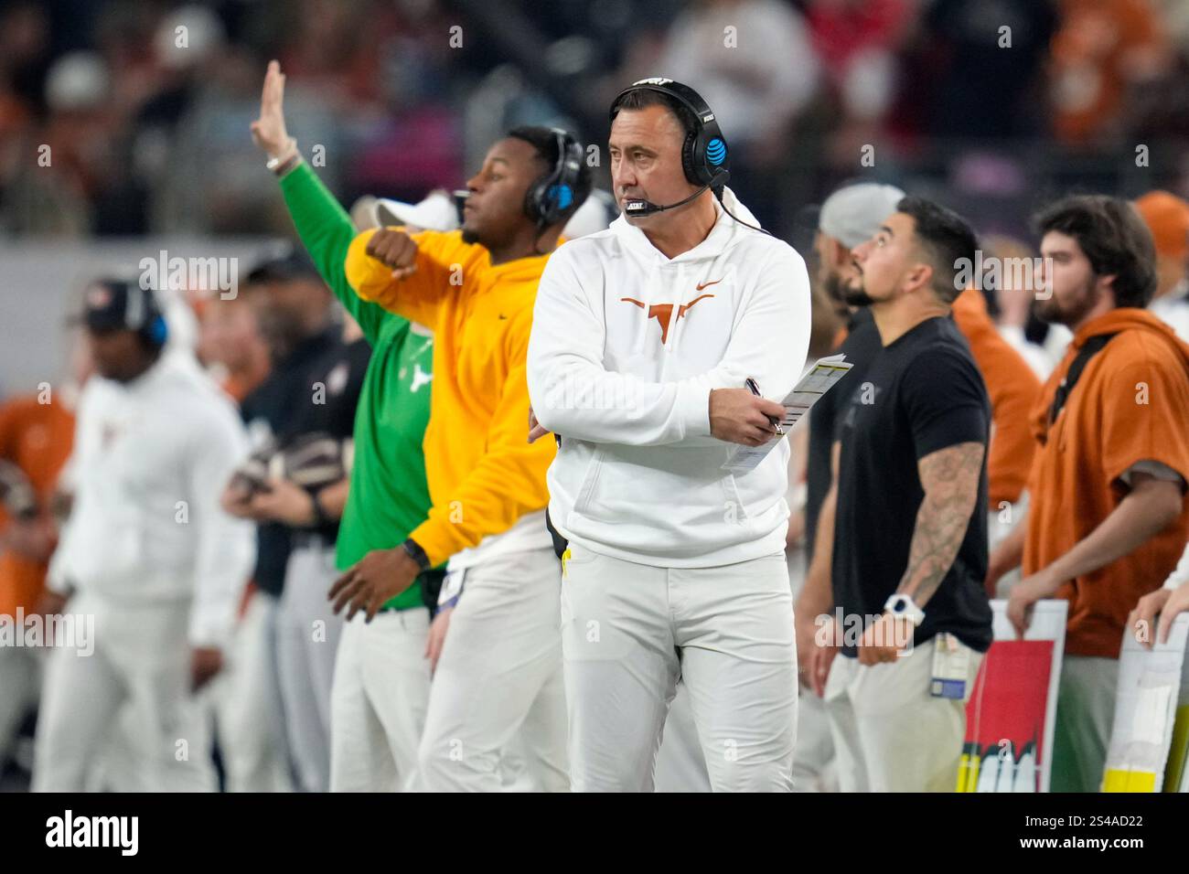 Head coach Steve Sarkisian (Texas Longhorns) USA, Texas Longhorns vs