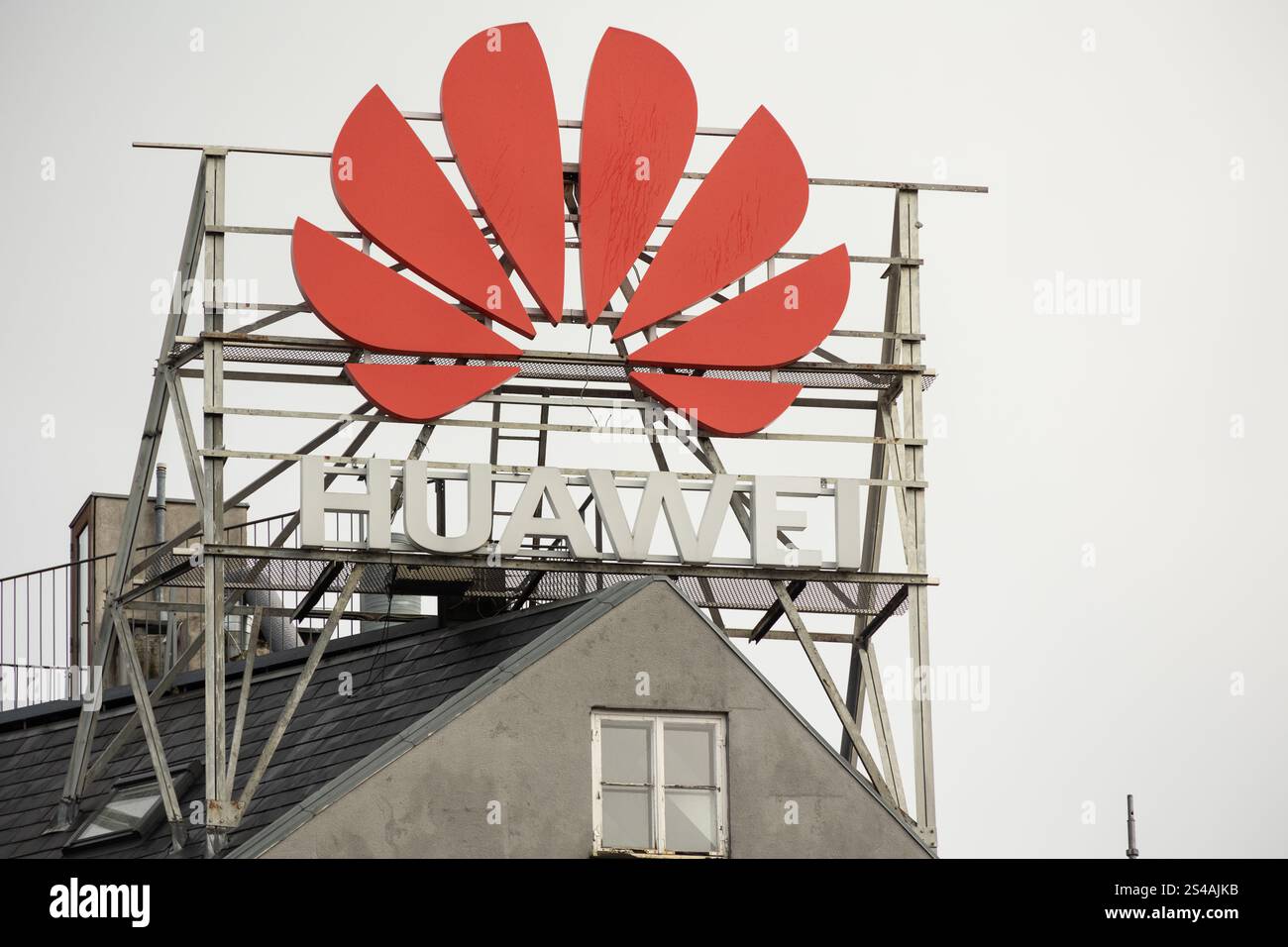 Denmark. 07th Jan, 2025. In this photo illustration, a logo of the ...