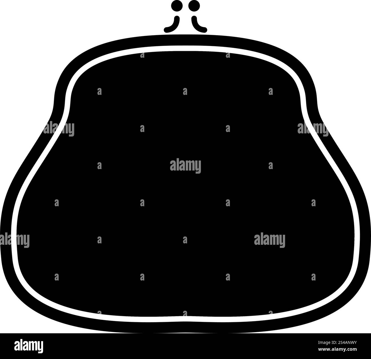 Purse icon . Stock Vector