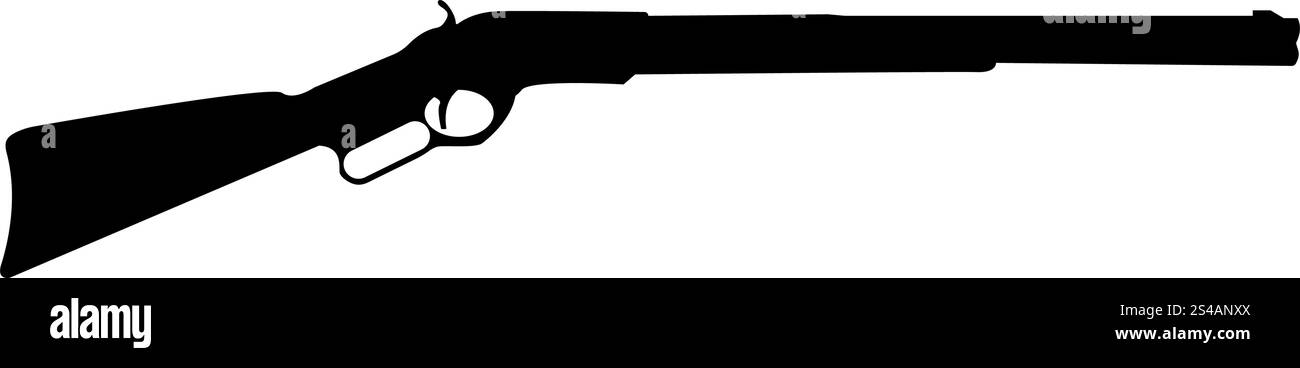Rifle black icon Stock Vector Image & Art - Alamy