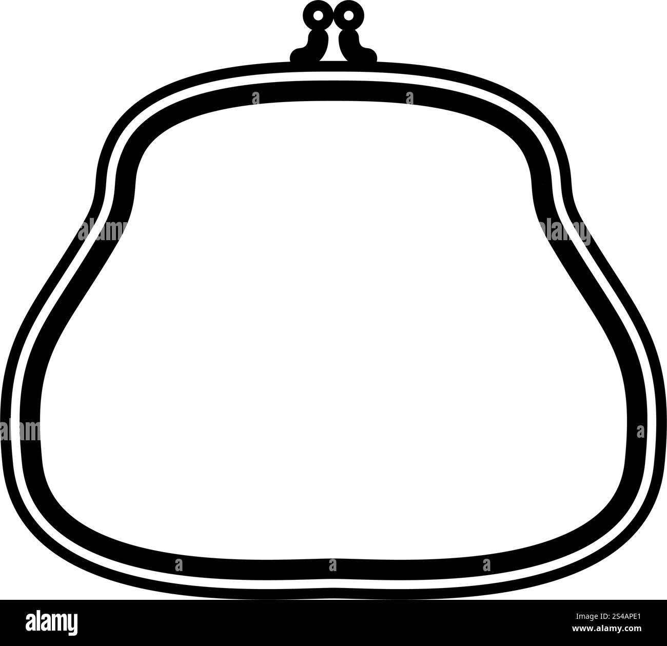 Purse icon . Stock Vector