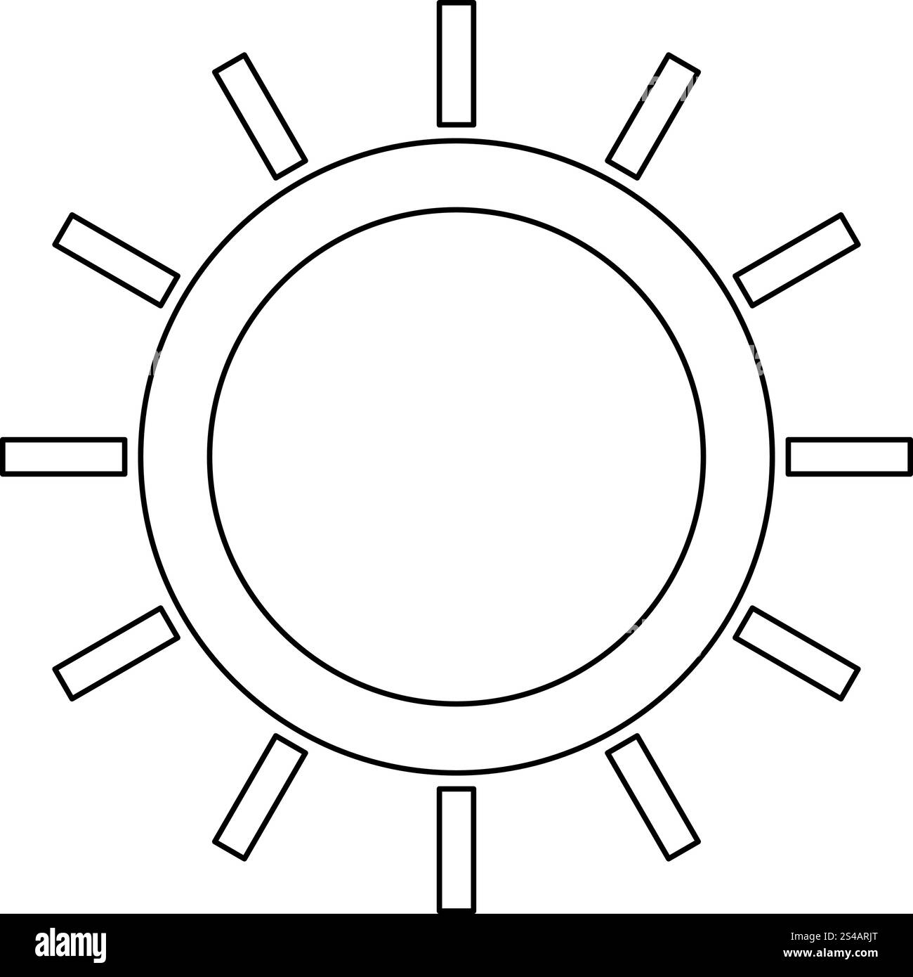 Sun icon Stock Vector Image & Art - Alamy