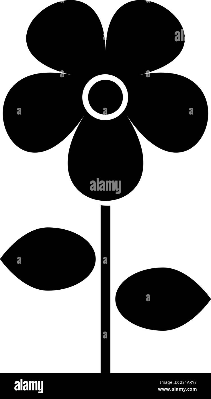 Flower icon Stock Vector Image & Art - Alamy