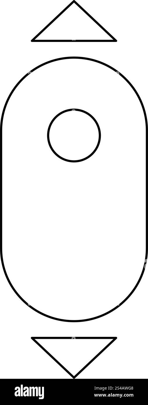 Scroll down computer mouse icon Stock Vector Image & Art - Alamy