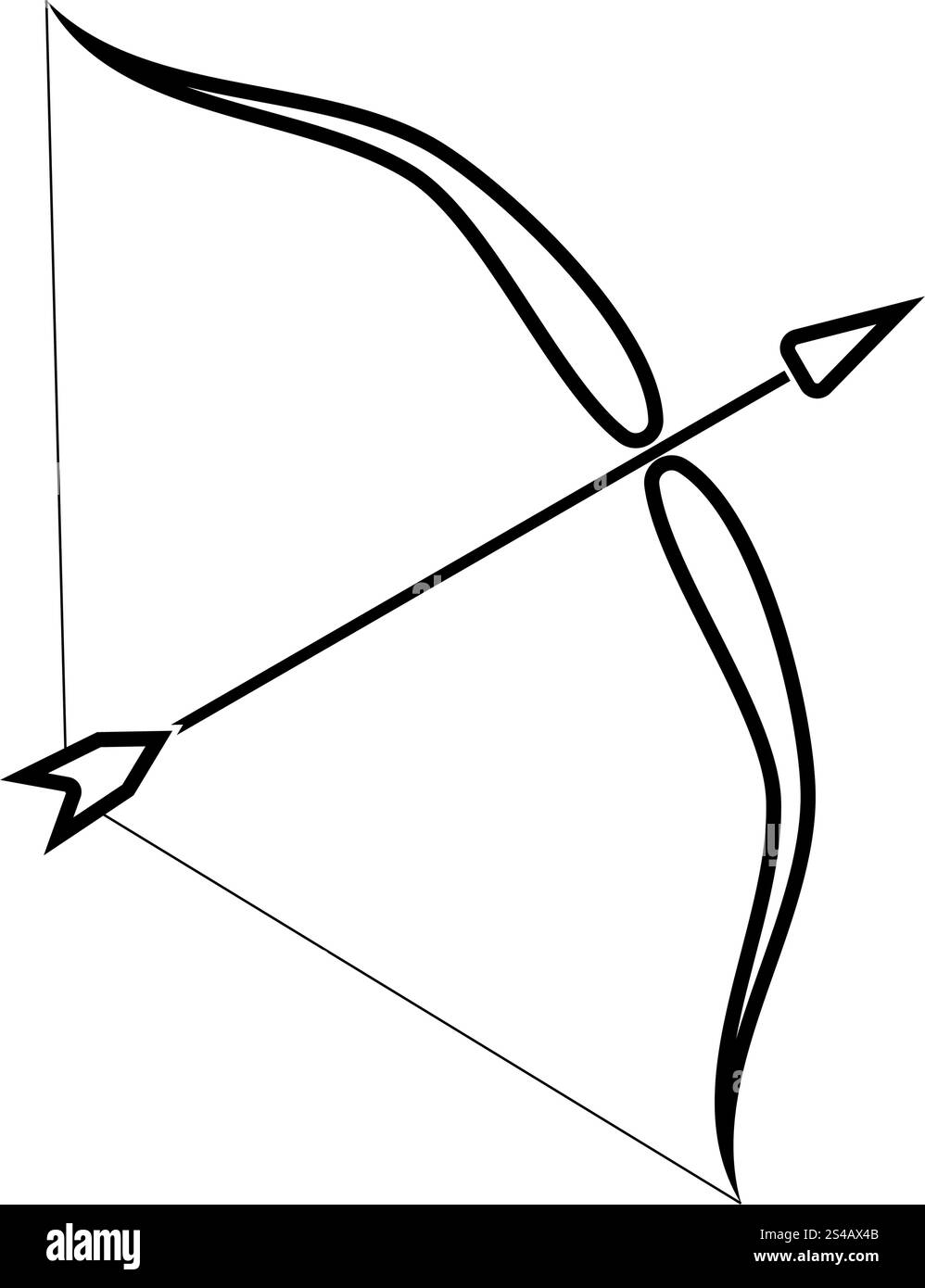 Bow and arrow icon Stock Vector Image & Art Alamy