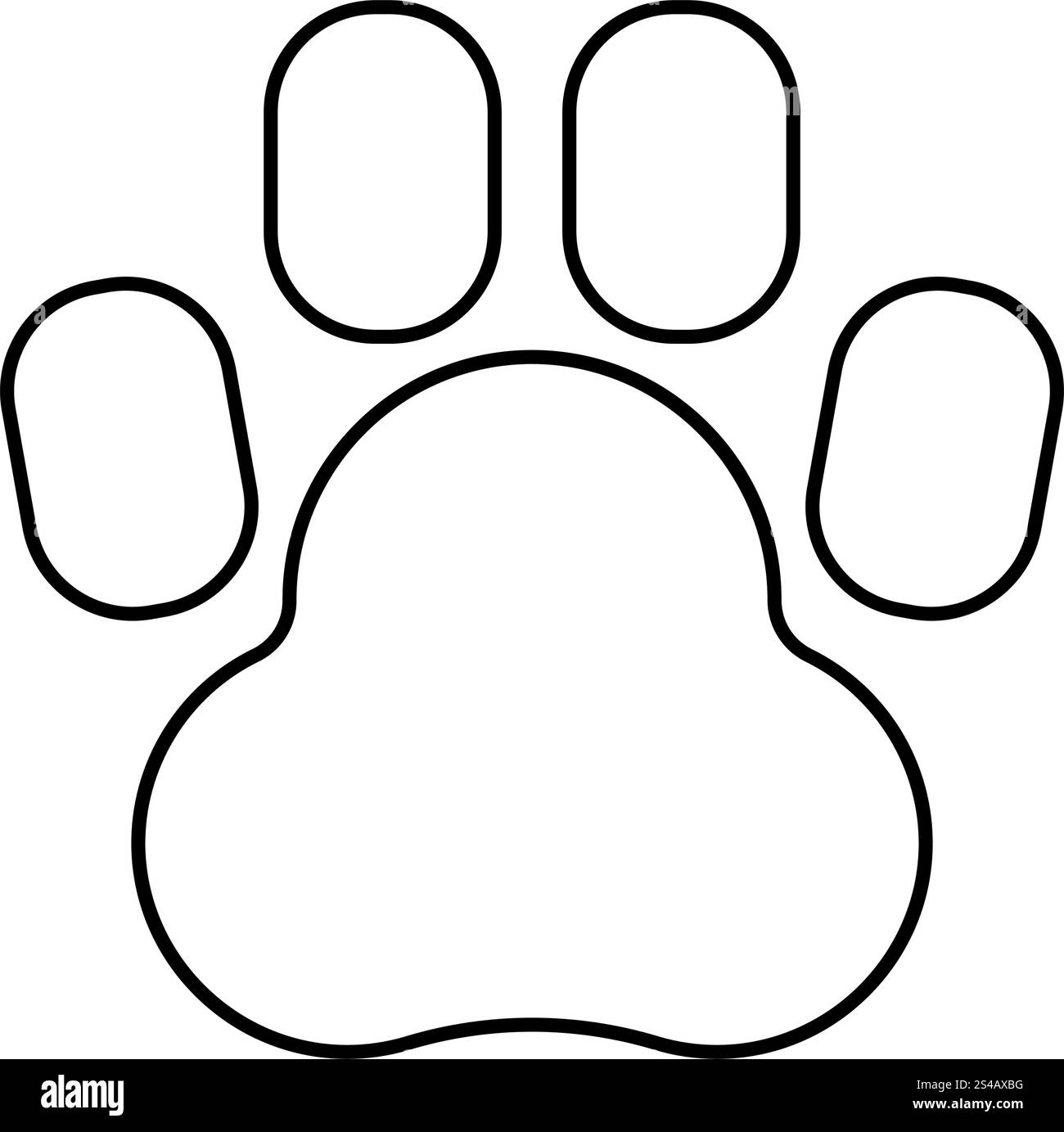 Animal footprint icon Stock Vector Image & Art Alamy