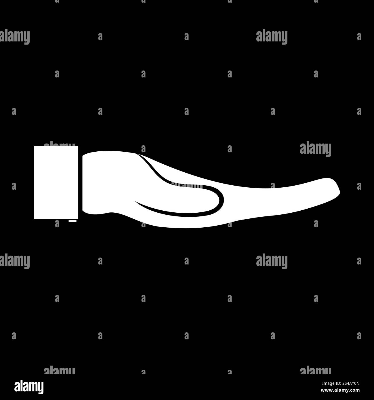 Hand it is icon .. Hand it is icon . Flat style Stock Vector Image ...
