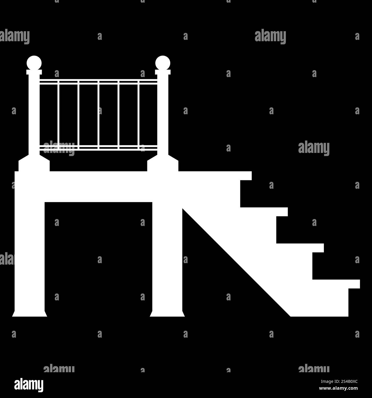 Exterior front house porch Black and White Stock Photos & Images - Alamy