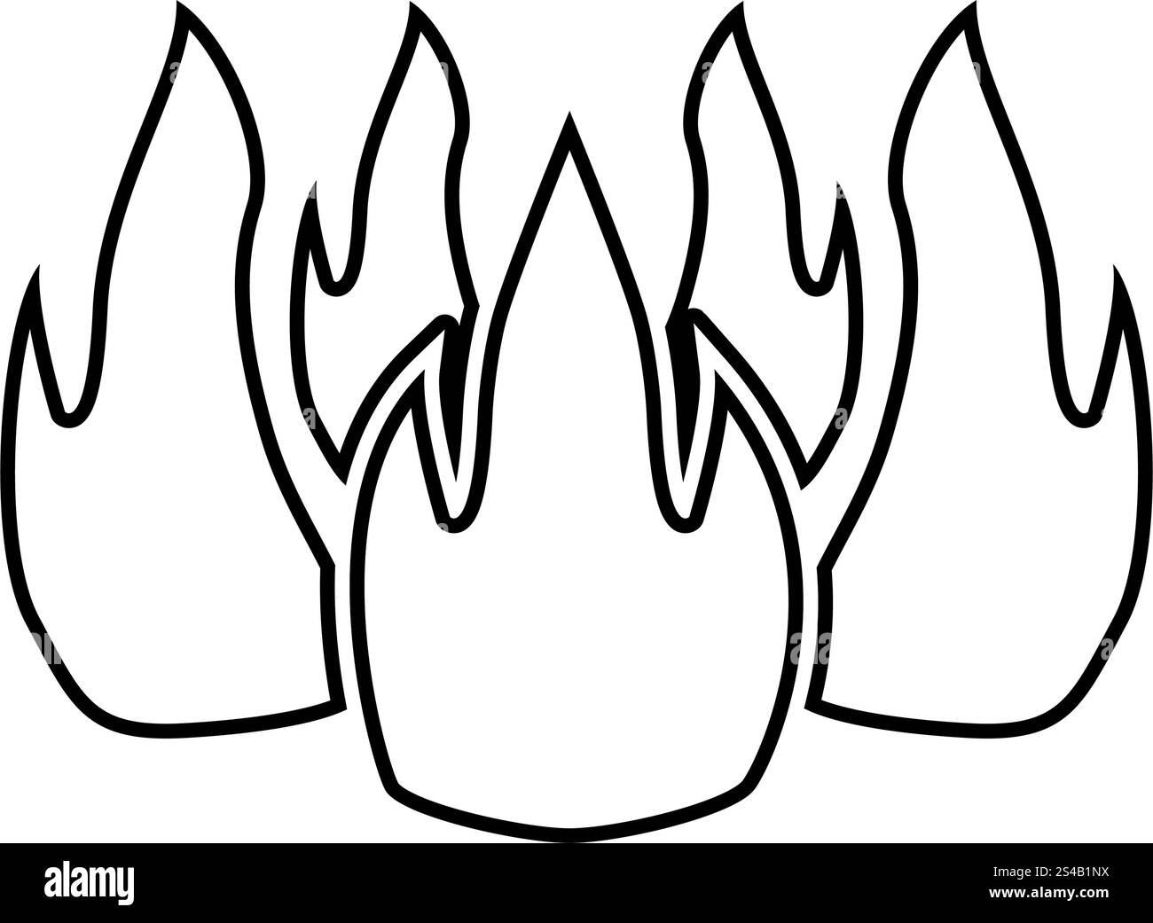 Fire icon Stock Vector Image & Art - Alamy