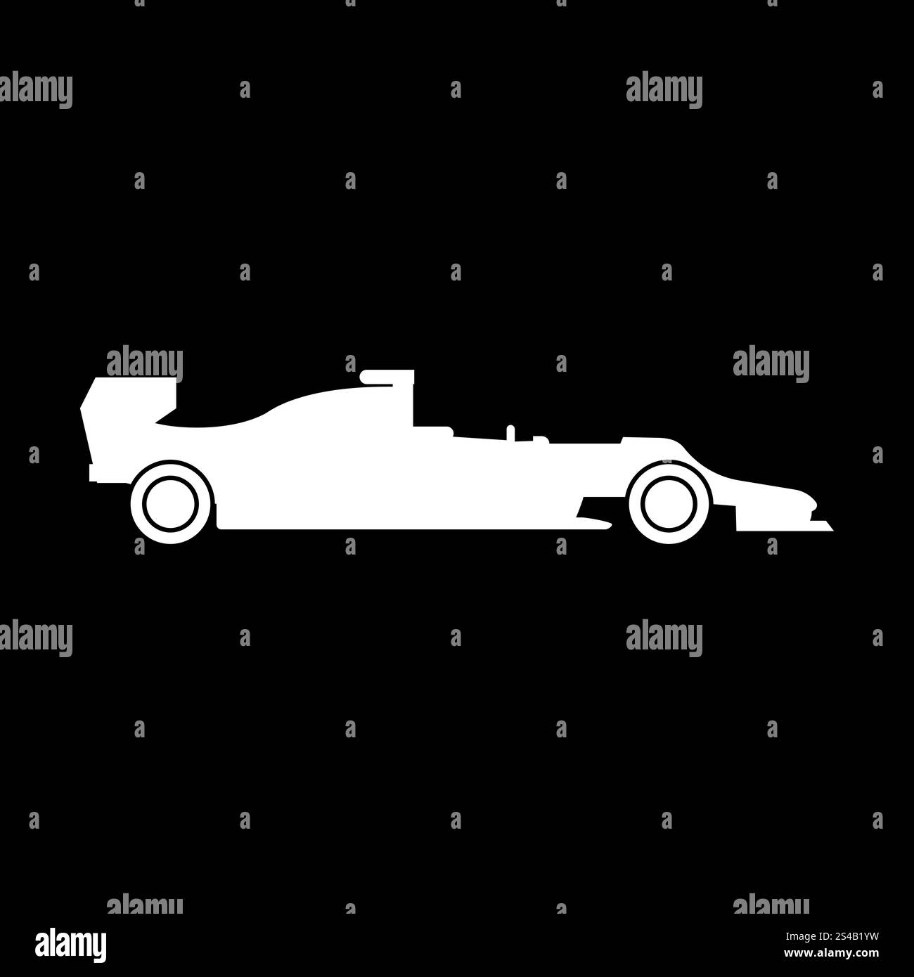 One formula racing car Black and White Stock Photos & Images - Alamy