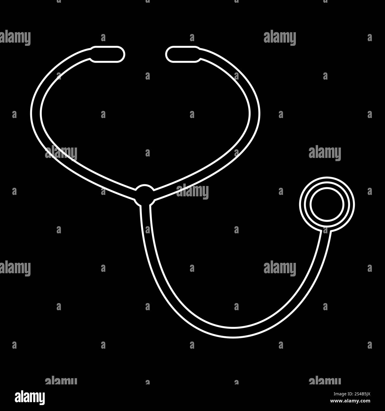 Stethoscope icon Stock Vector Image & Art - Alamy
