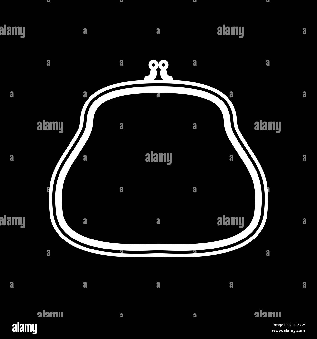 Purse icon . Stock Vector