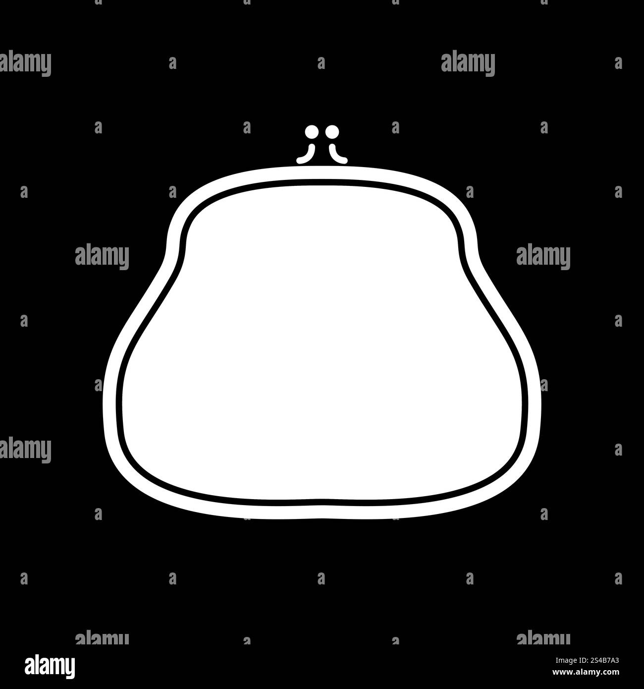 Purse it is icon .. Purse it is icon . Flat style . Stock Vector