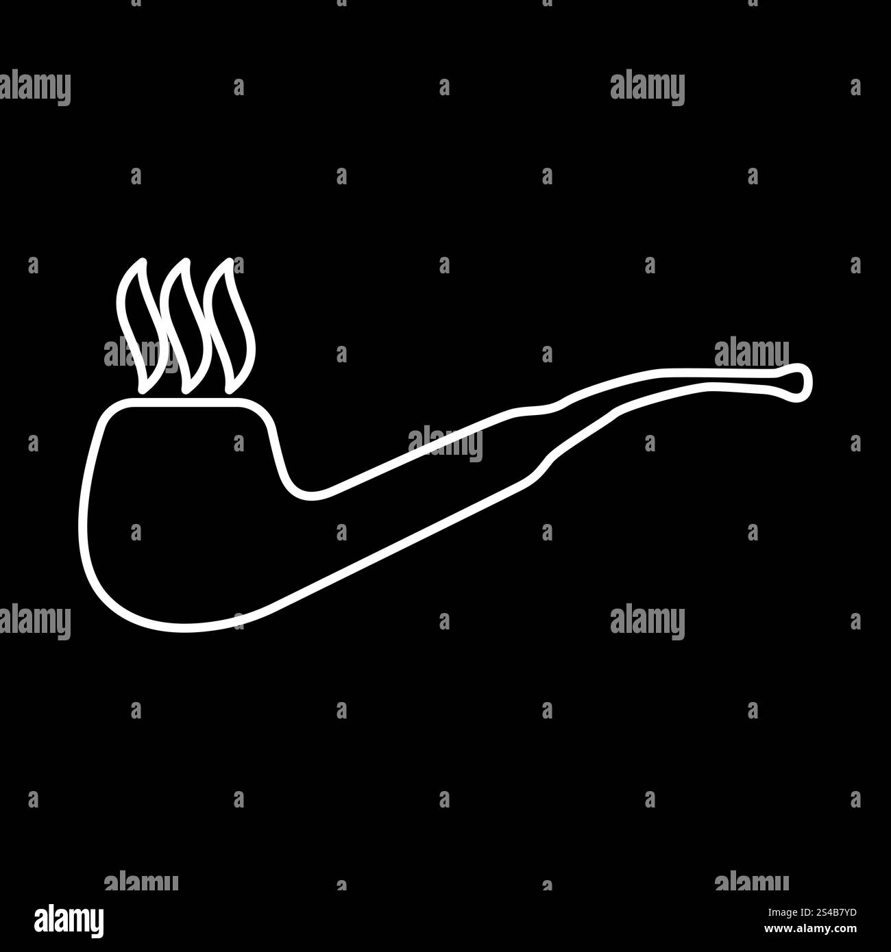 Smoking pipe icon Stock Vector Image & Art - Alamy