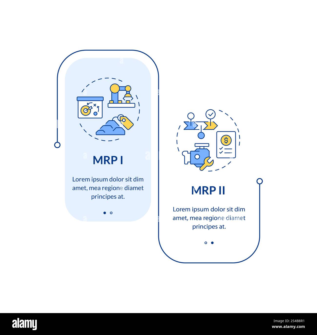 MRP rectangle infographic vector Stock Vector Image & Art - Alamy
