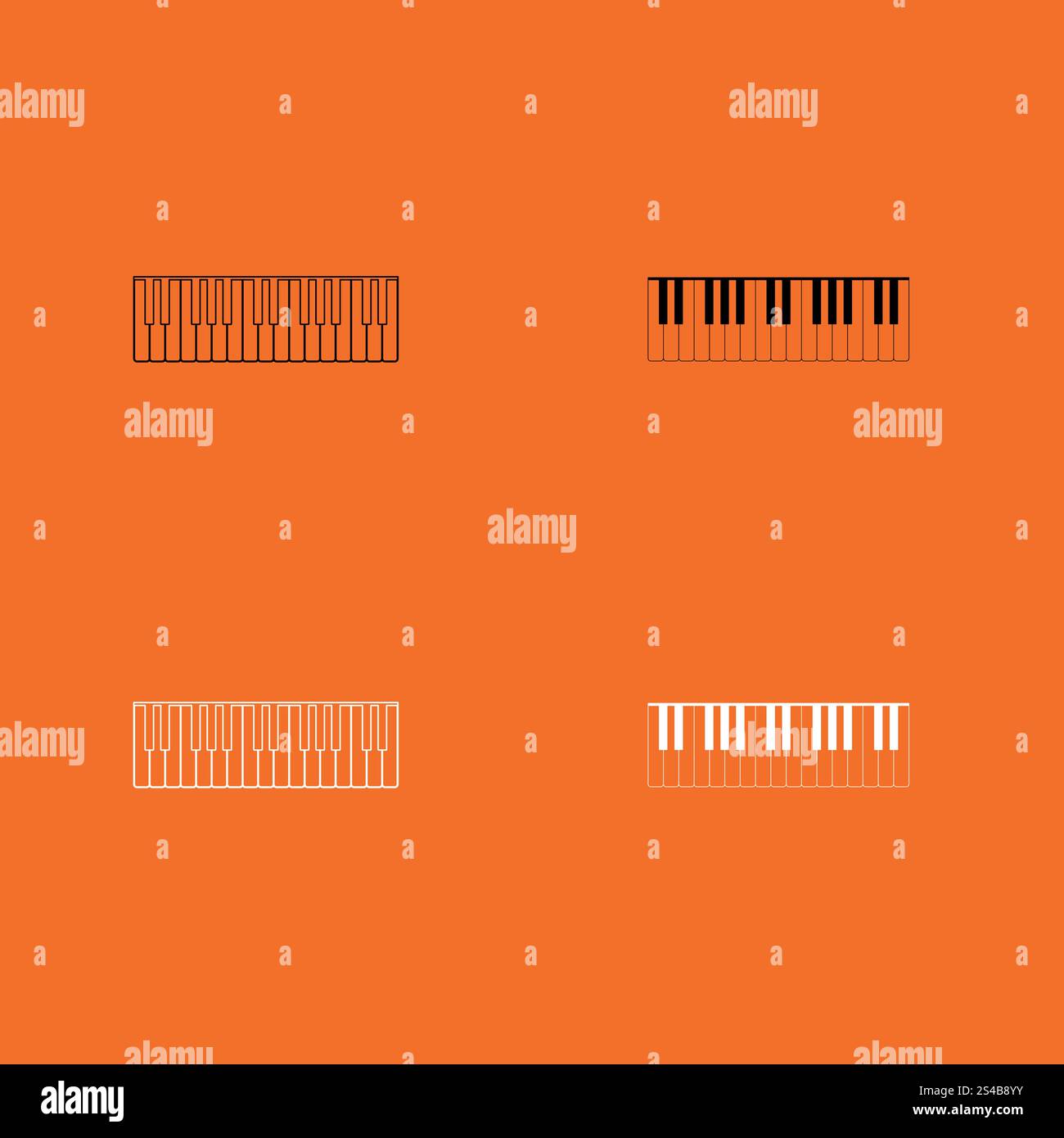 Piano keys icon Stock Vector Image & Art - Alamy