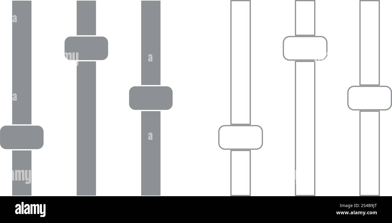 Control panel grey set grey set icon .. Control panel grey set icon ...