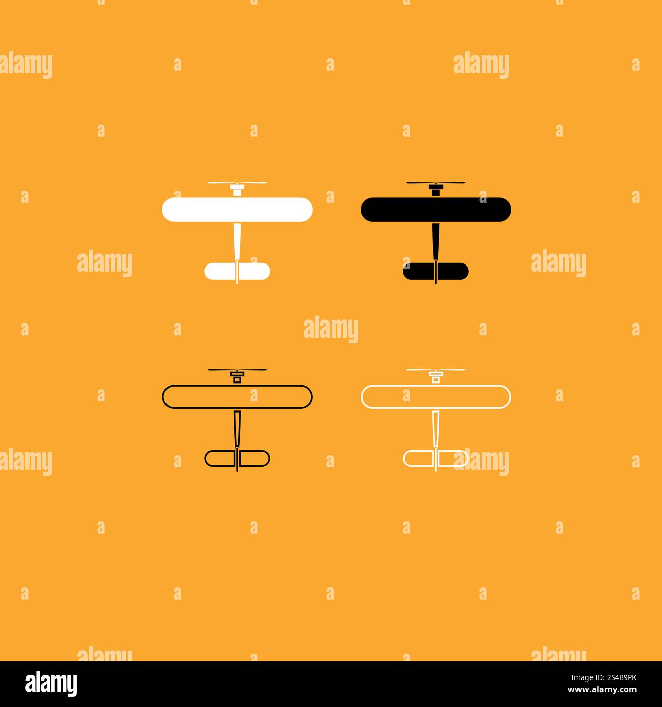 Biplane icon Stock Vector Image & Art - Alamy