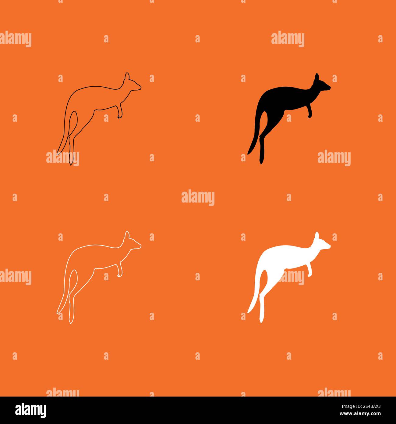 Kangaroo icon Stock Vector Image & Art - Alamy