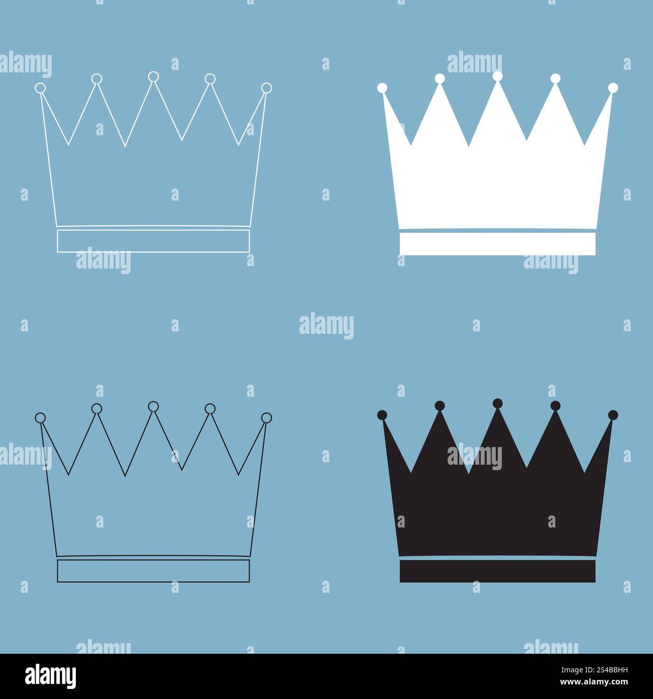 Crown icon .. Crown icon Stock Vector Image & Art - Alamy