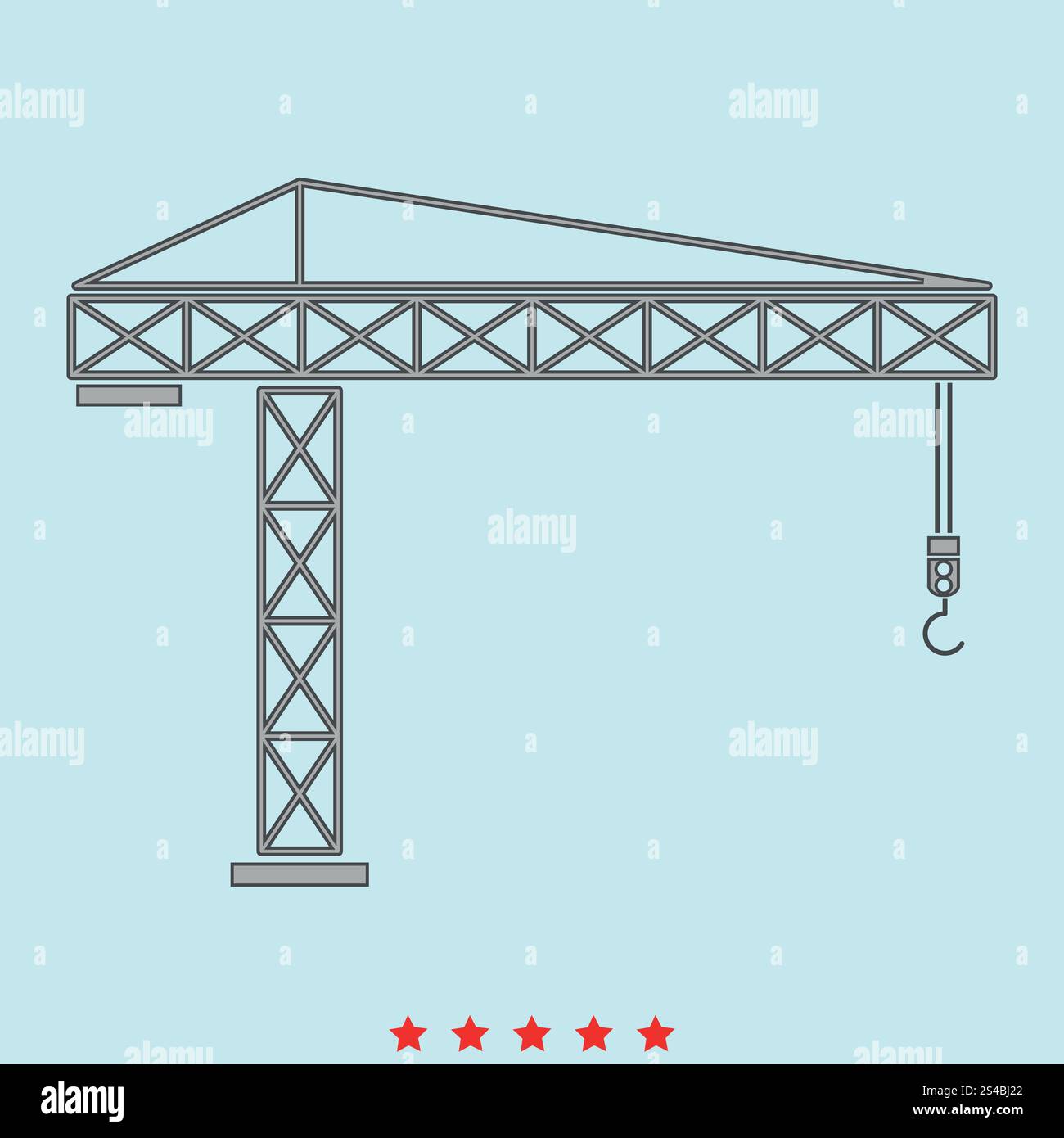 Building crane icon .. Building crane icon Stock Vector Image & Art - Alamy