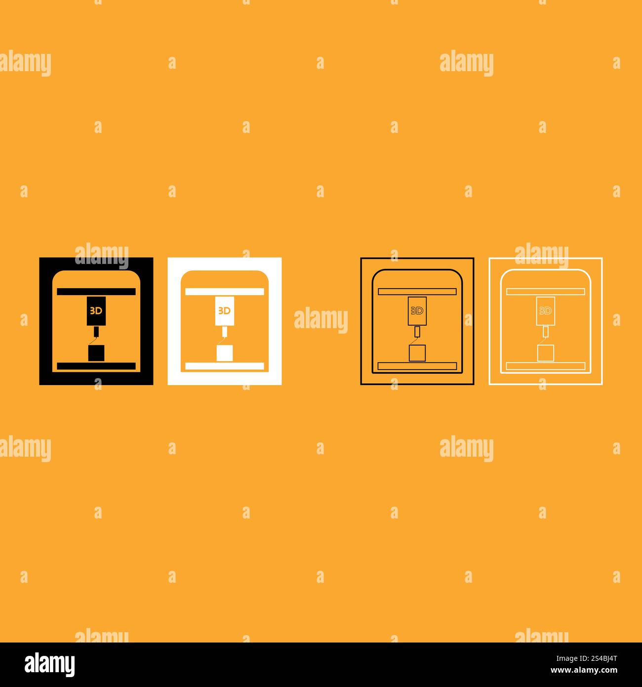 3d printer icon Stock Vector Image & Art - Alamy