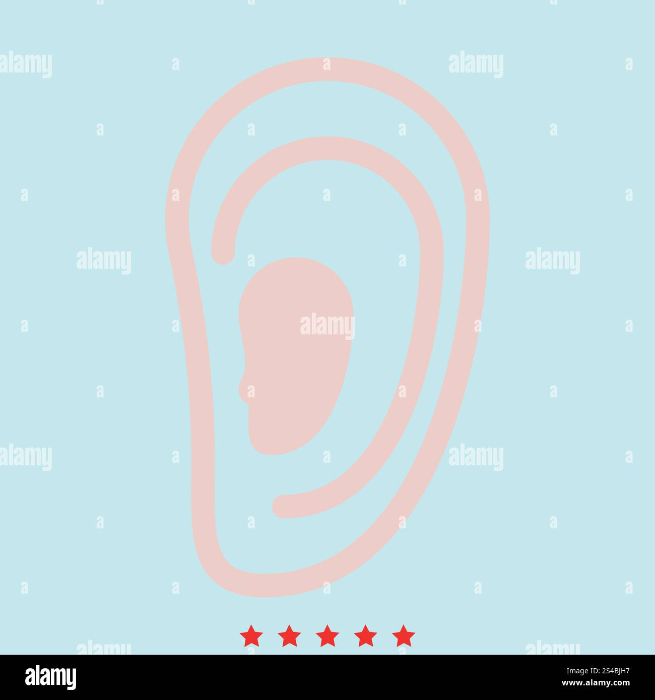 Ear set icon Stock Vector Image & Art - Alamy