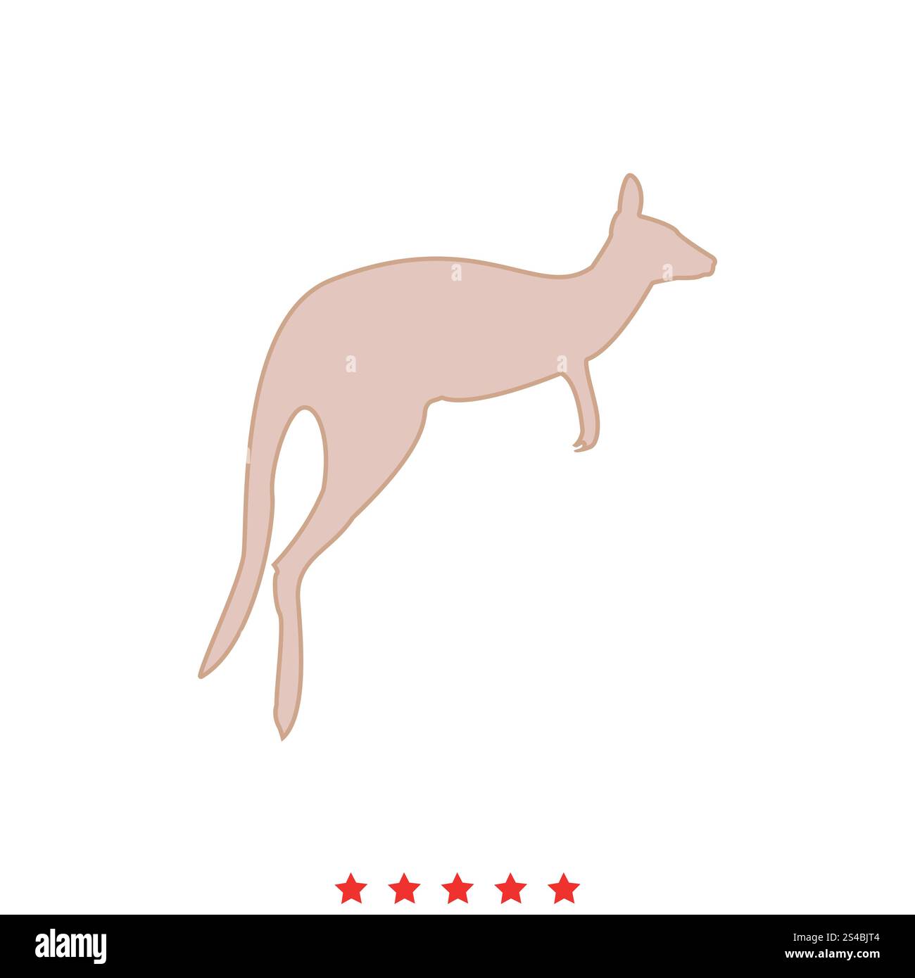 Kangaroo icon Stock Vector Image & Art - Alamy