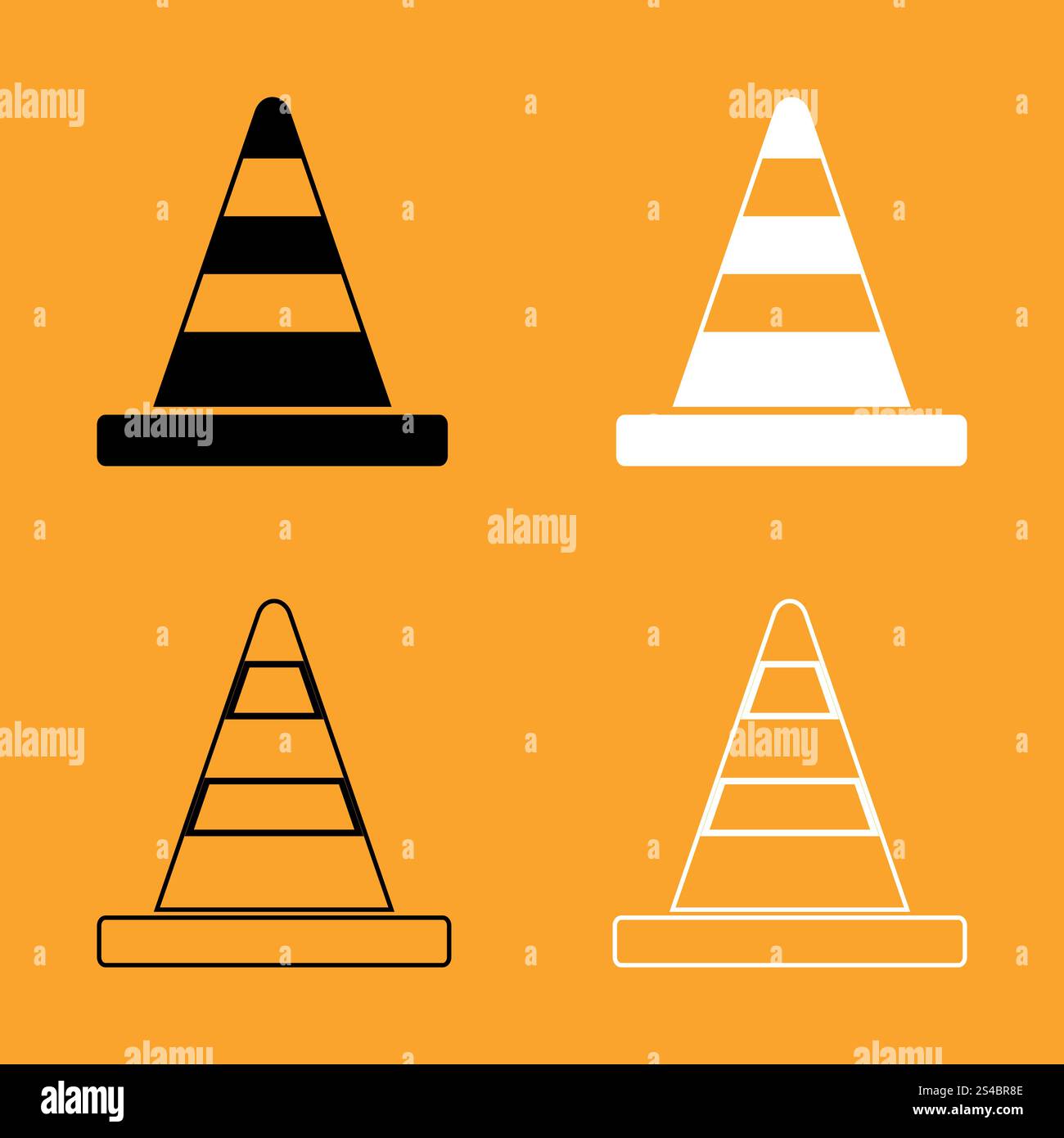 Road cone icon Stock Vector Image & Art - Alamy