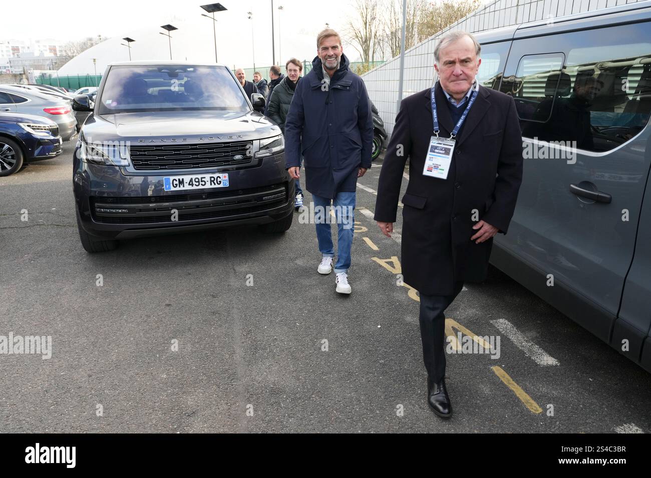 Pierre FERRACCI (President Paris Fc PFC) - Jurgen KLOPP during the ...