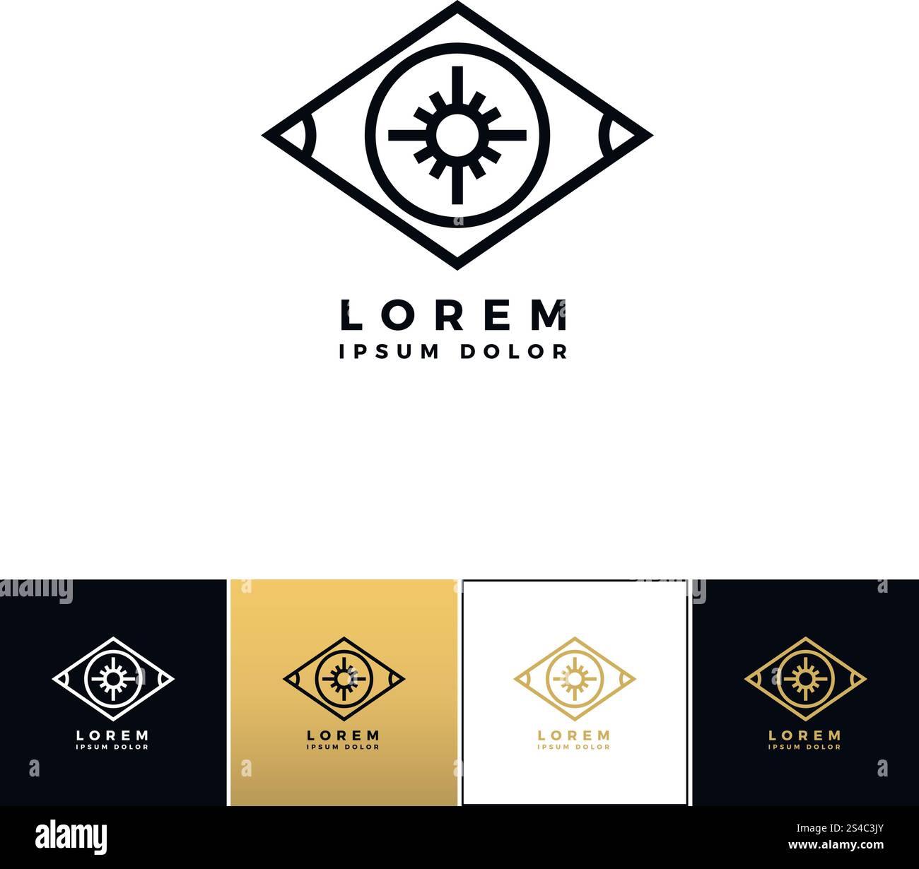 Eye logo or looking control vector icon. Eye vector logo or looking ...