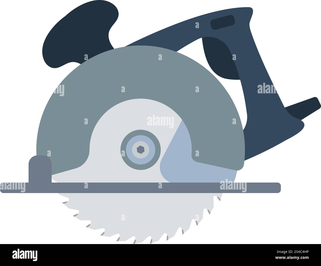 Circular saw icon. Circular saw icon. Flat color design. Vector ...