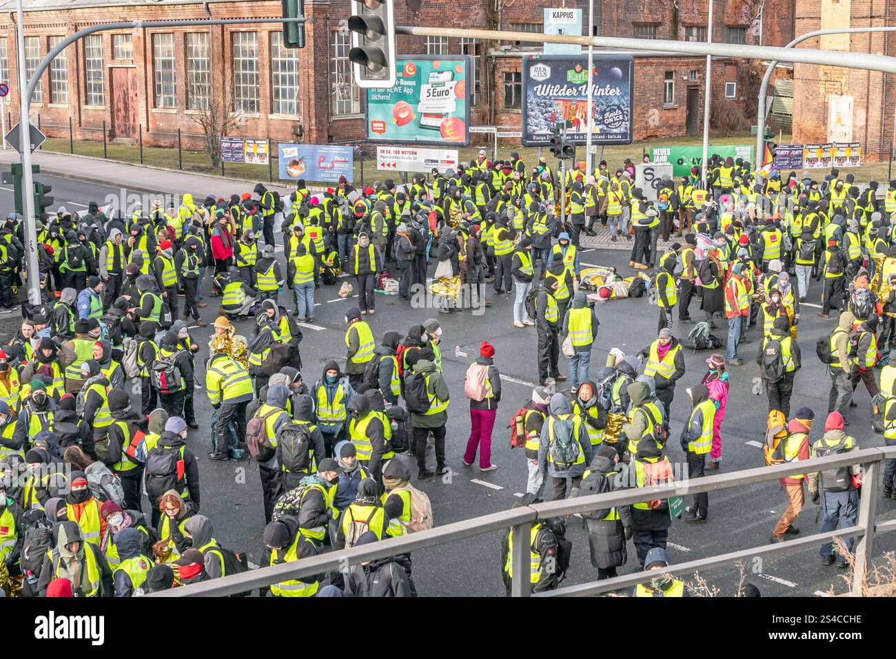 Riesa, Deutschland 11. Januar 2025: AfD-Parteitag - Bundesparteitag in ...