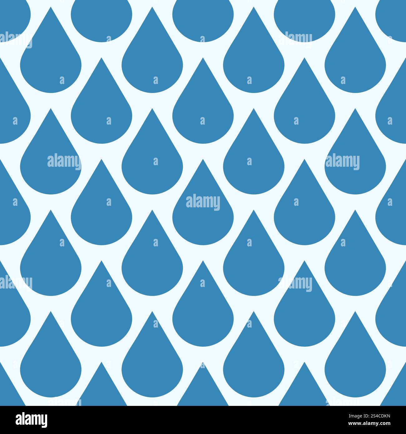 Blue vector falling water drops seamless pattern. Blue vector falling water drops seamless pattern. Background wet condensation illustration Stock Vector