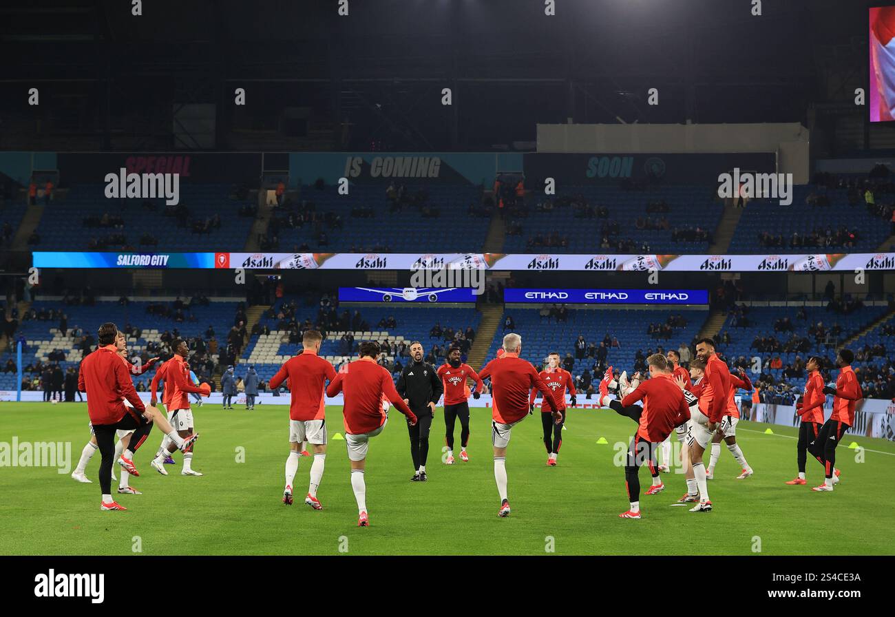 11th January 2025; Etihad Stadium, Manchester, England; FA Cup Third