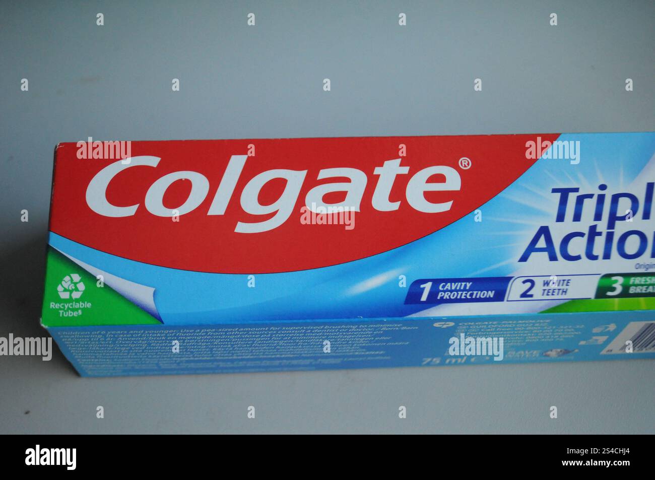 Copenhagen/ DenmarK/11 JANUARY 2025/ colgate triple action toothpaste ...