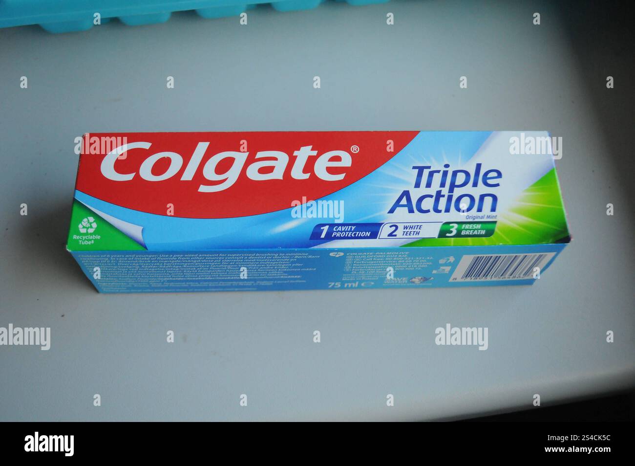 Copenhagen/ DenmarK/11 JANUARY 2025/ colgate triple action toothpaste ...