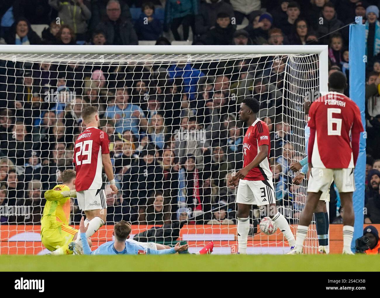 Manchester, England, 11th January 2025. James McAtee of Manchester City