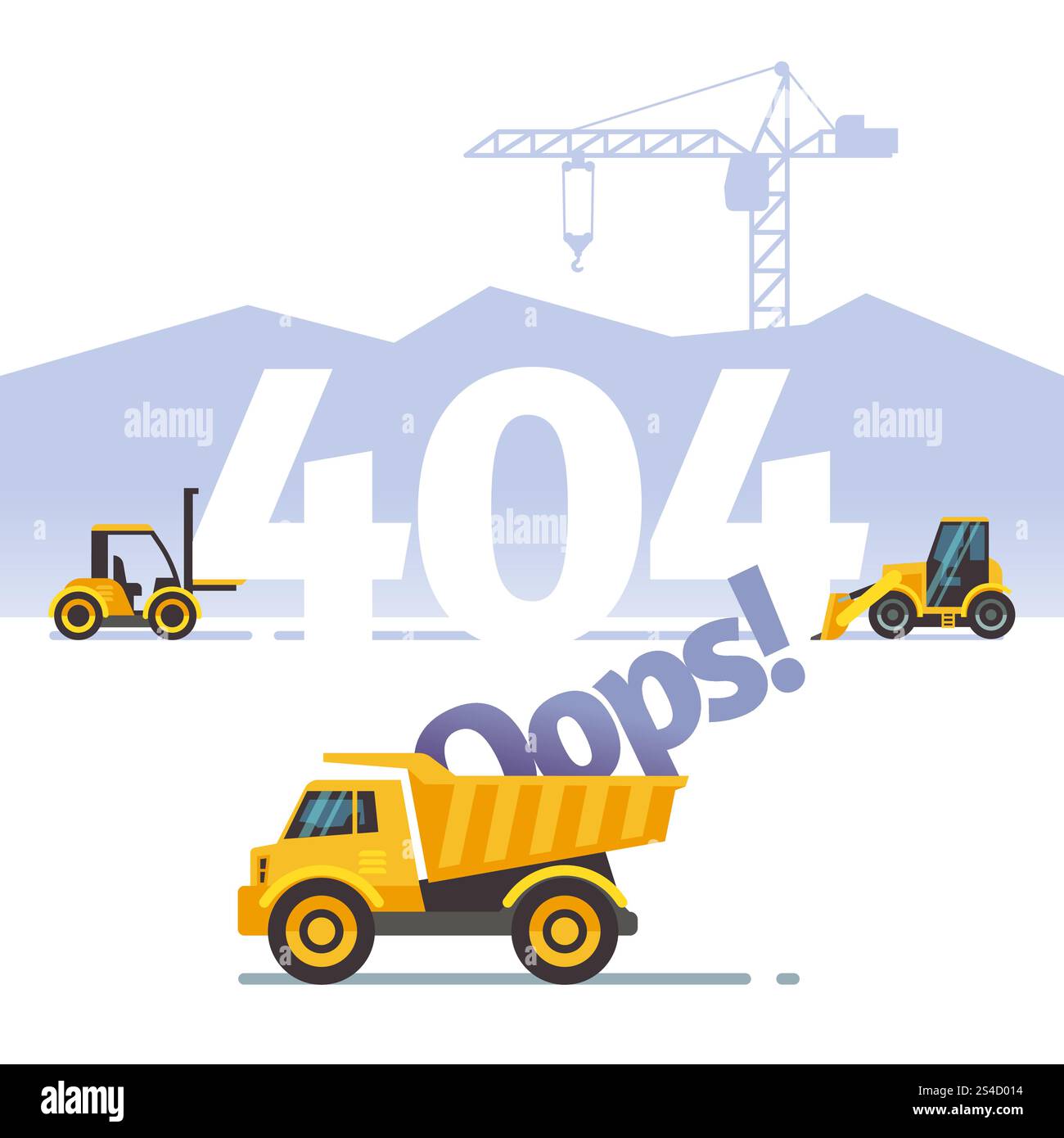 Error vector not found web page concept. 404 error vector not found web page concept. Problem with website illustration Stock Vector