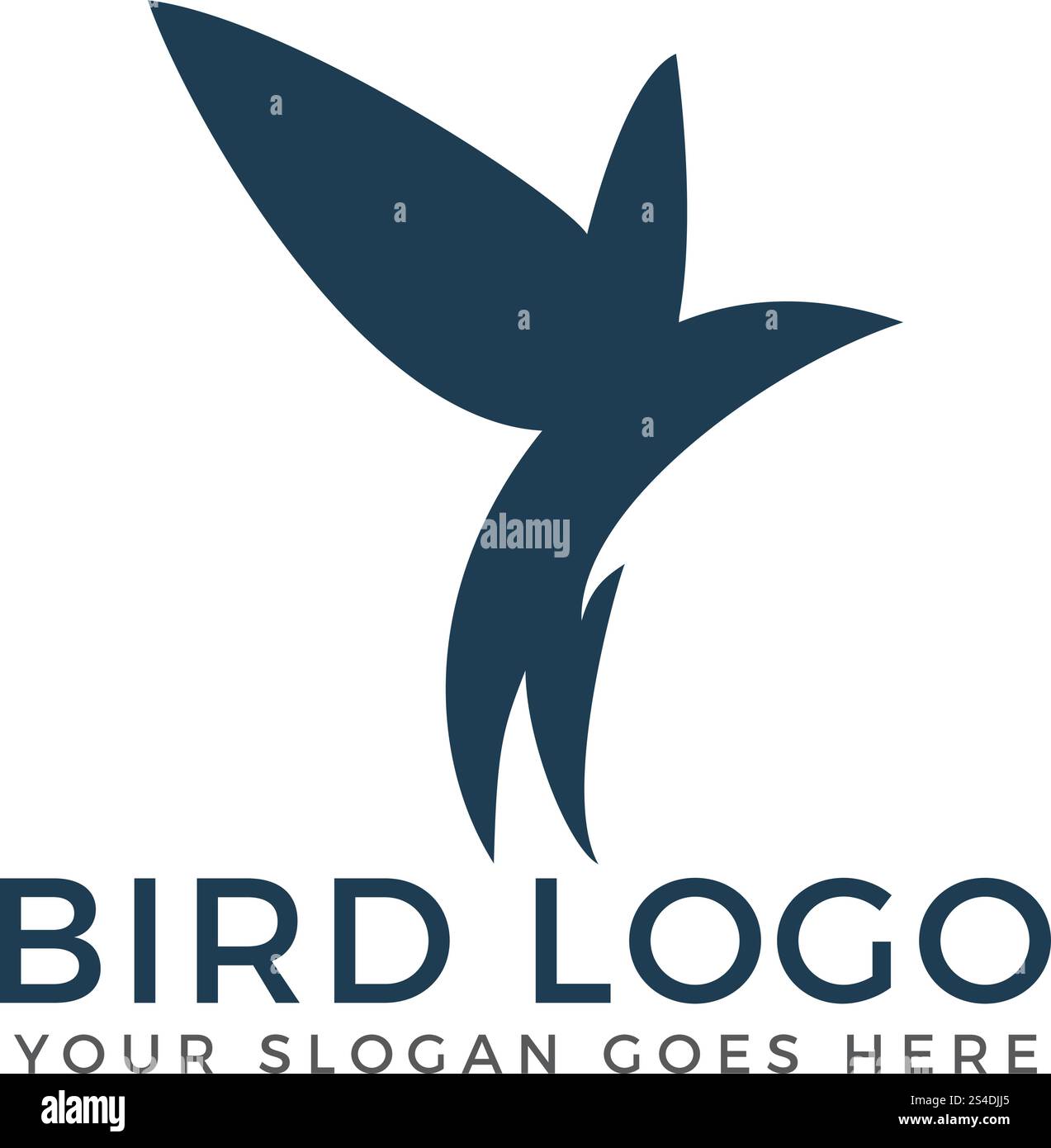 Bird vector logo concept Stock Vector Image & Art - Alamy